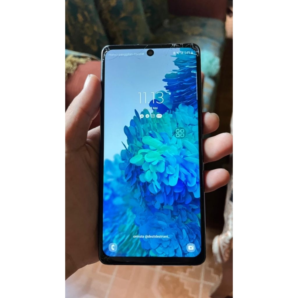 s20fe minus retak lcd 128gb