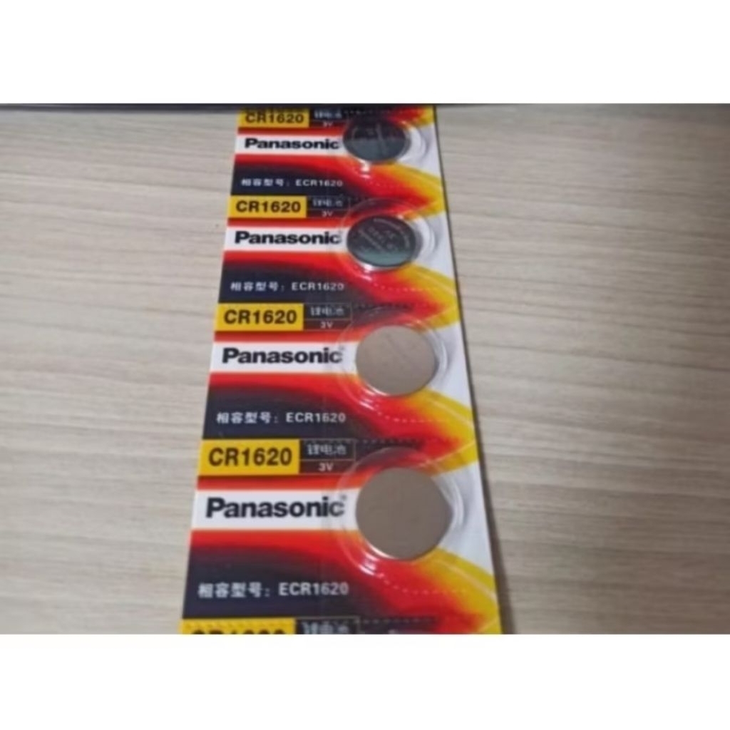 Baterai 3V CR1620 Panasonic/Paosmaoic CR1620/CR1620