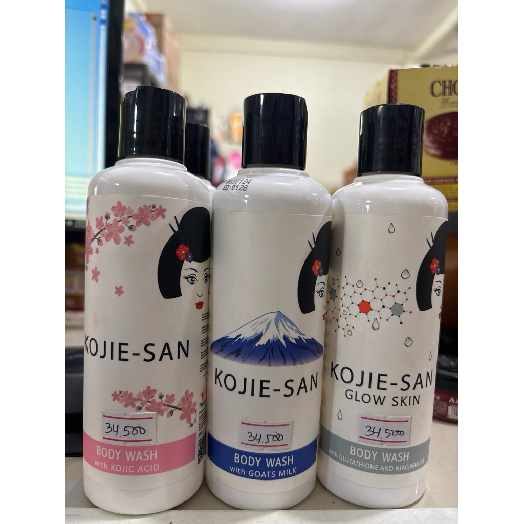 KOJIE-SAN Body Wash 250ml Soap Whitening Moisturizing With Kojic Acid Mencerahkan Kulit