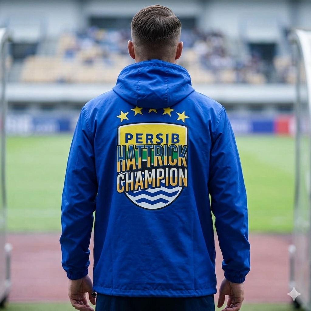 JAKET PARASUT PERSIB JUARA DEUI JAKET PARASUT BIRU PERSIB JUARA JAKET OUTDOOR
