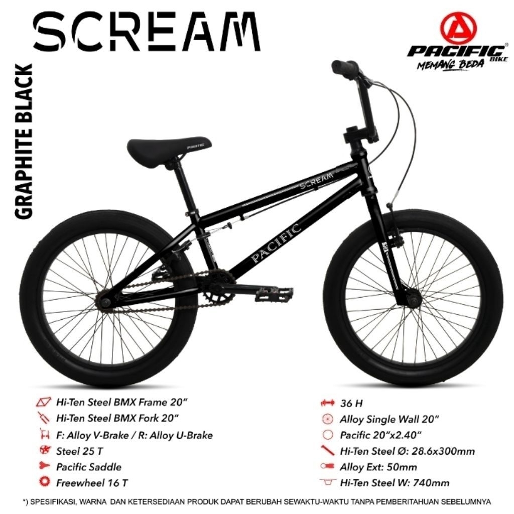 Sepeda BMX Pacific Scream 20inch