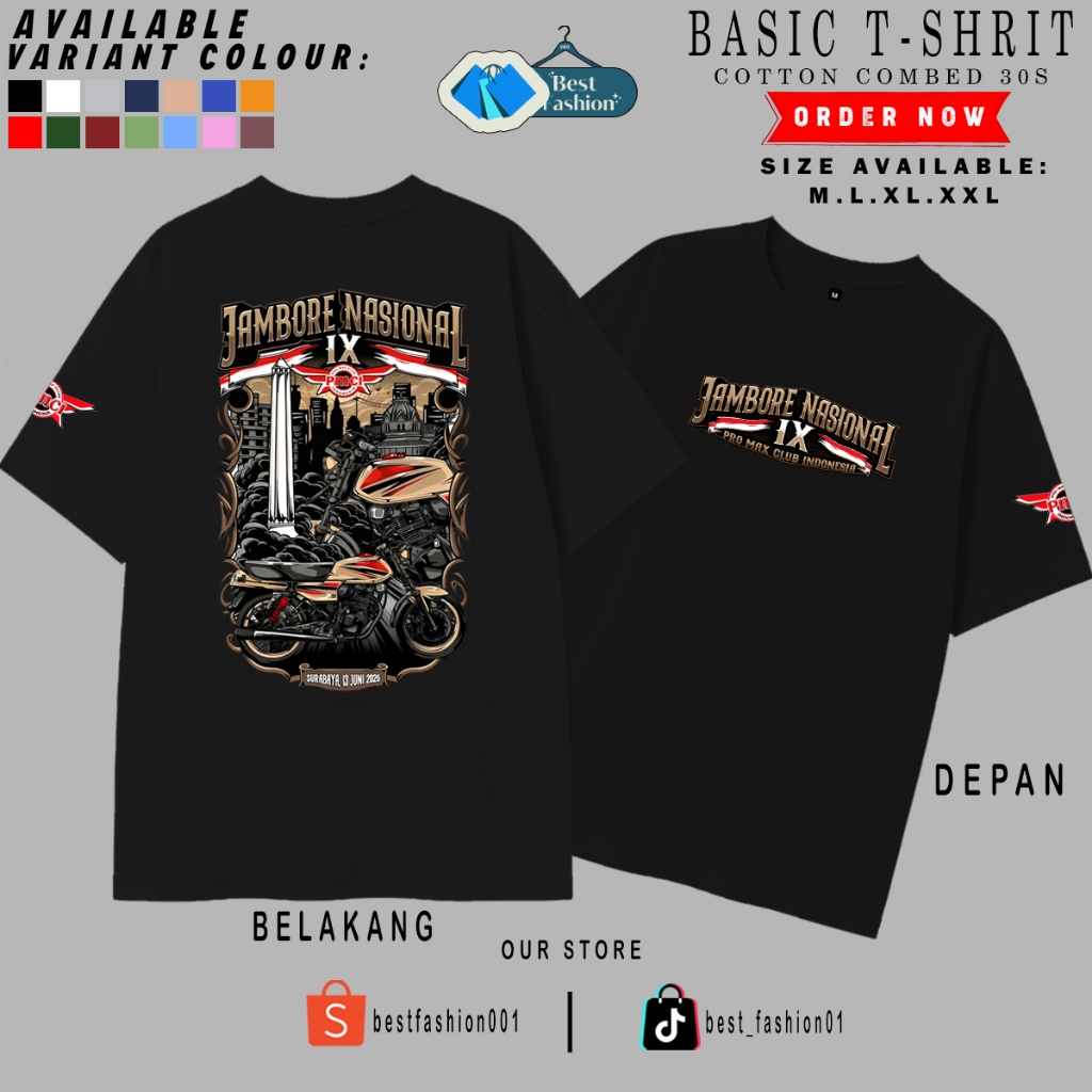 KAOS CB JAMNAS PMCI IX SURABAYA HONDA GANK TERBARU 2026