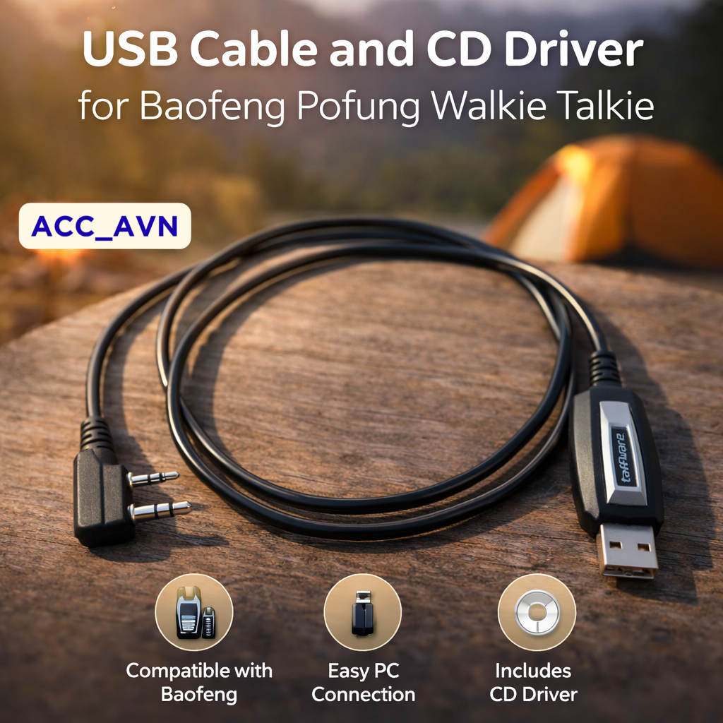 Taffware Pofung Baofeng Walkie HT USB Programming CD Driver