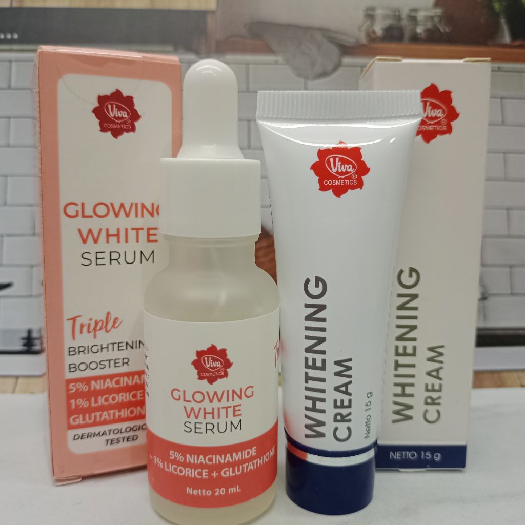 Viva Serum Glowing + Whitening Cream