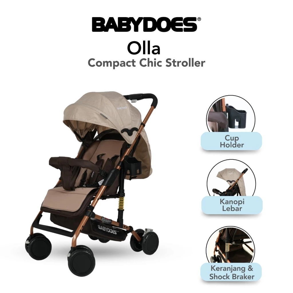 Stroller Bayi Babydoes Olla / Olla+ Kereta Dorong Bayi