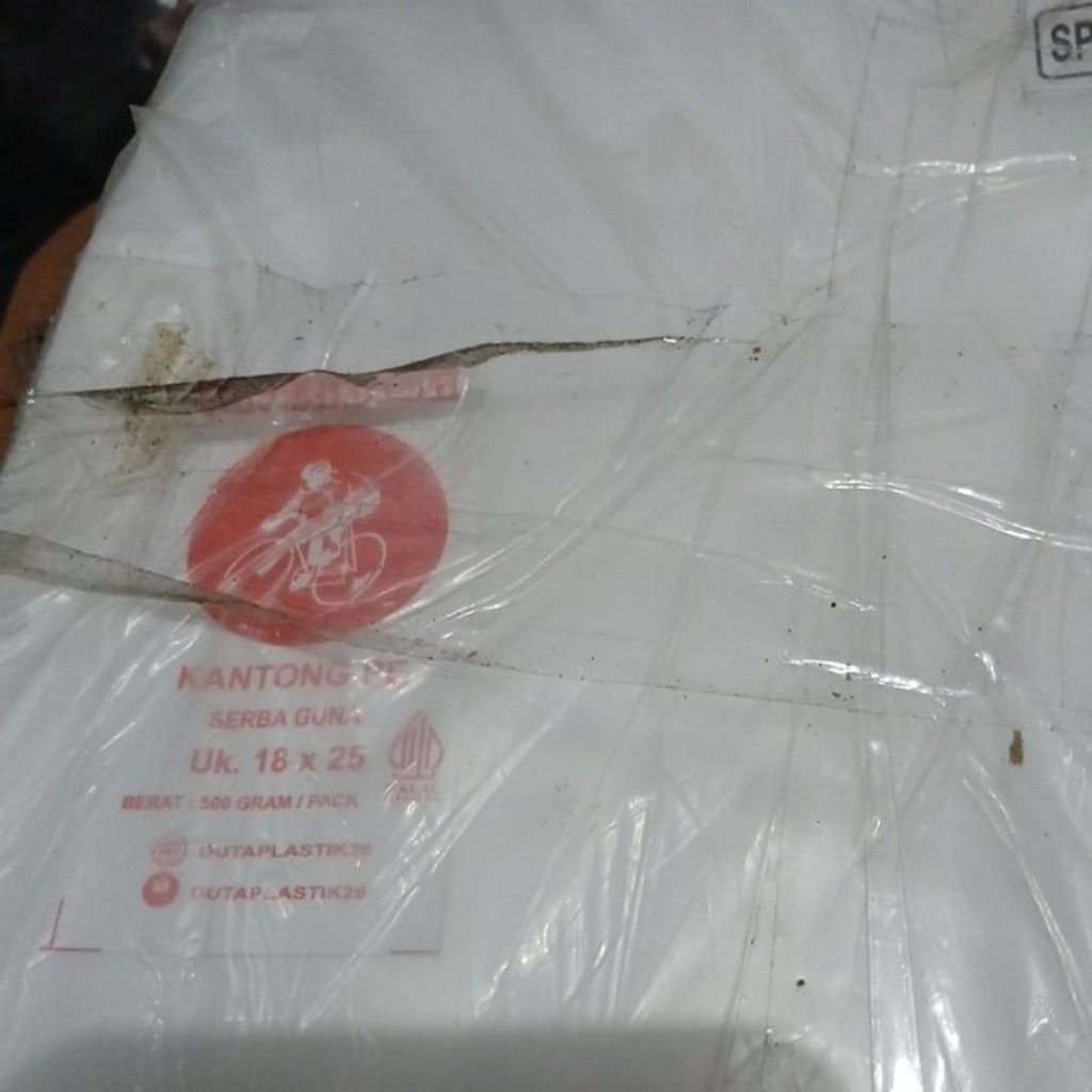 Cavendish plastik PE murni 18x25 isi 70 Lembar