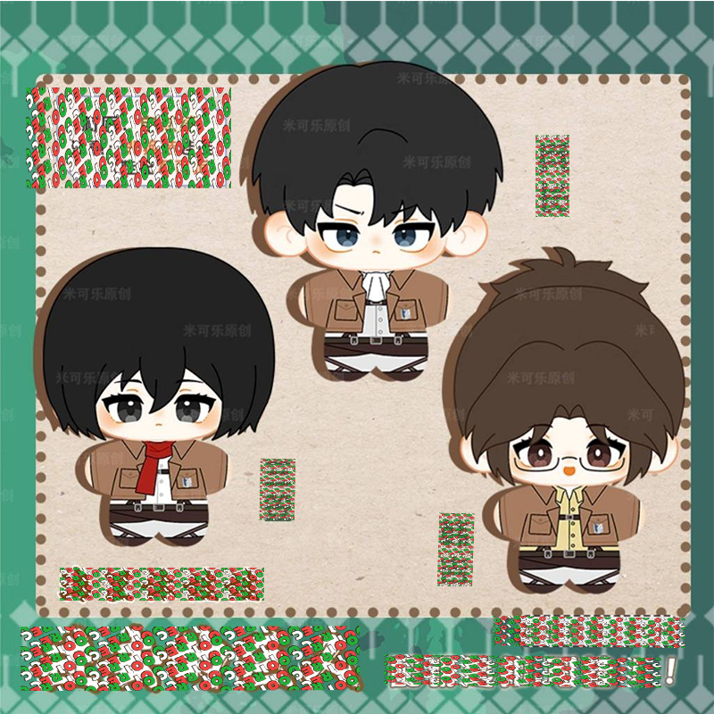 10 Boneka Levi Ackerman Doll Mikasa Ackerman Doll Hange Zoe Doll Attack on Titan Doll 88