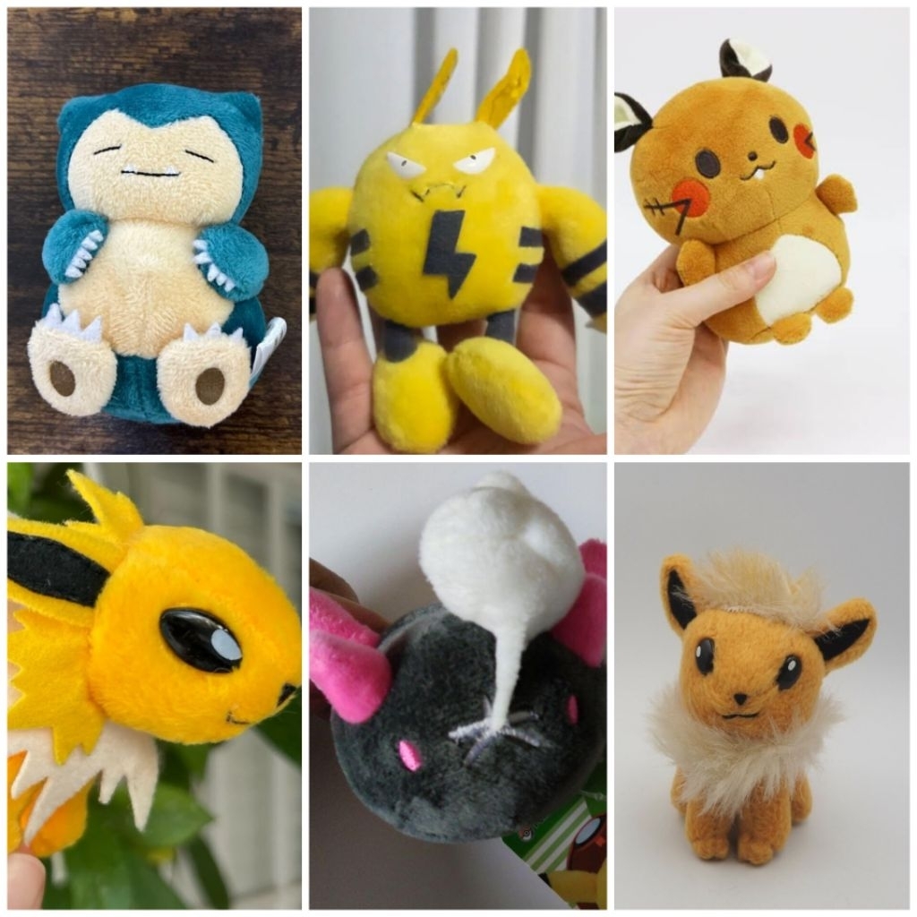 plush pokemon boneka toy mainan pokemon center original karakter petit pokemon Bandai chibi karakter