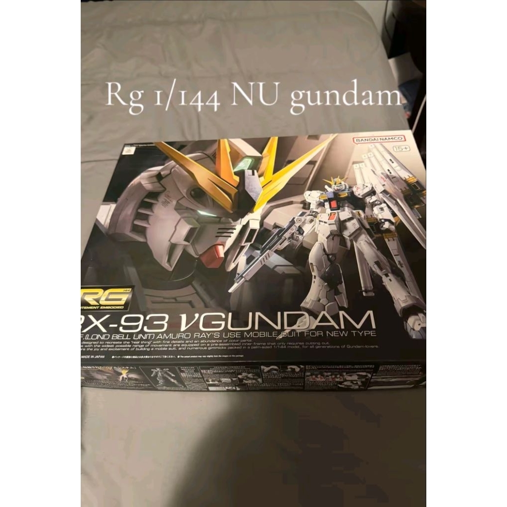 Bandai RG Nu V gundam RX93 Rx 93 rx-93 v1  Real grade bukan MG PG ver ka not changlong chang long ga
