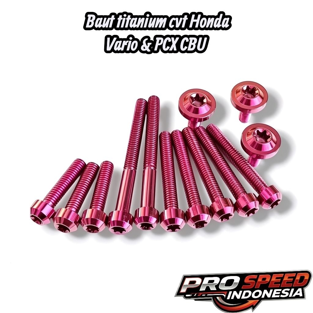 Baut titanium cvt honda vario & pcx CBU