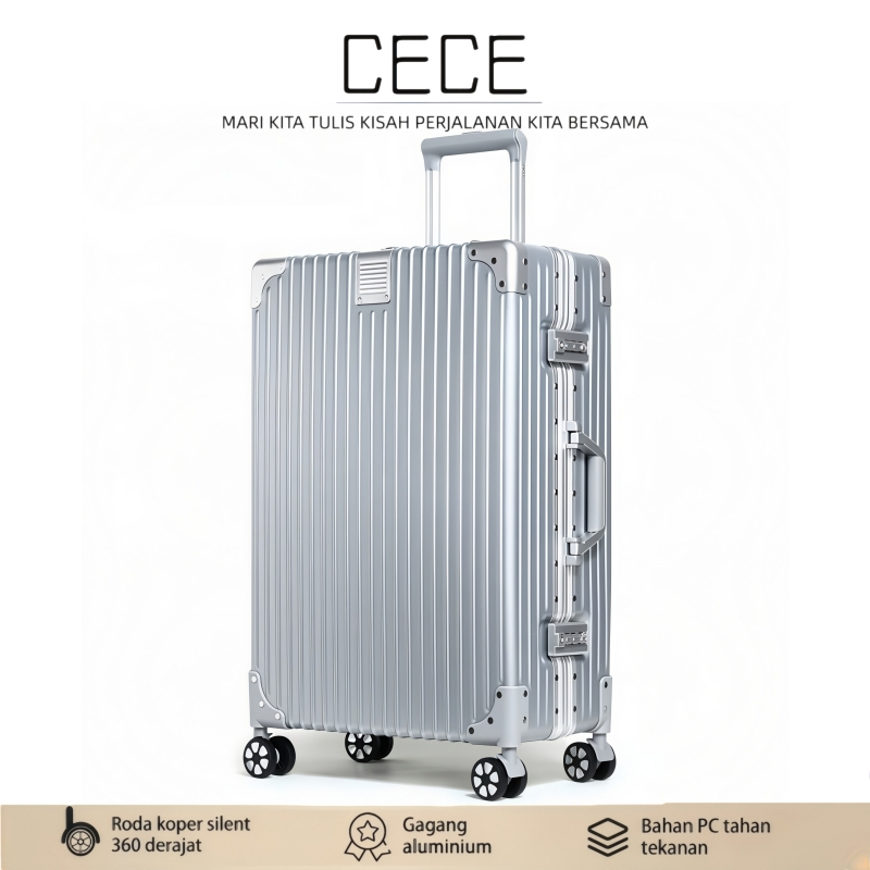 CEEC travel koer 20 inch Koper 22 inch Koper 24 inch Koper klasik Tas Travel bag Ringan Beroda Empat