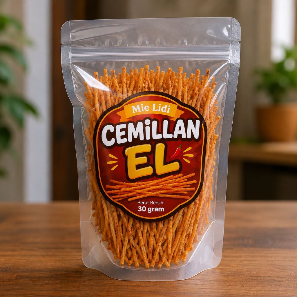 Mie Lidi Pedas Murah Enak Gurih Nikmat Lidi Lidian Enak 30 Gram