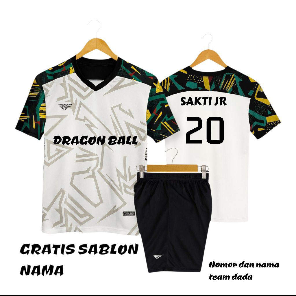 GRATIS SABLON NAMA NOMOR & TEAM baju olahraga anak anak  jersey futsal seragam olahraga badminton ka