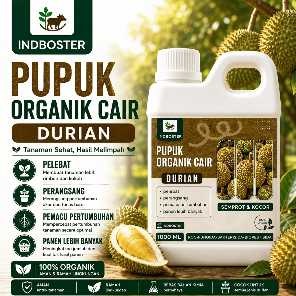 Pupuk Durian Supaya Cepat Berbuah / Pupuk Durian Supaya Subur dan Berbuah / Pupuk Durian Cepat Besar