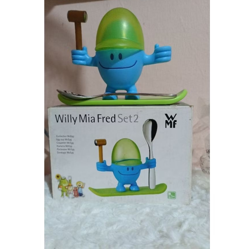 Preloved-WMF Kids' Egg-Cup Set with Spoon ( tempat telor rebus)