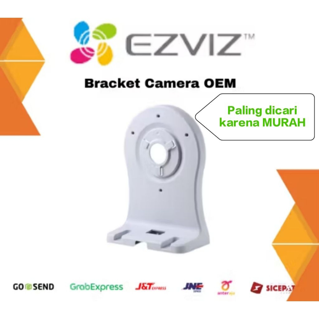 Bracket Kamera EZVIZ C6N,C1C,T2Y dll Murah OEM - Dudukan CCTV Dinding Plastik Kuat