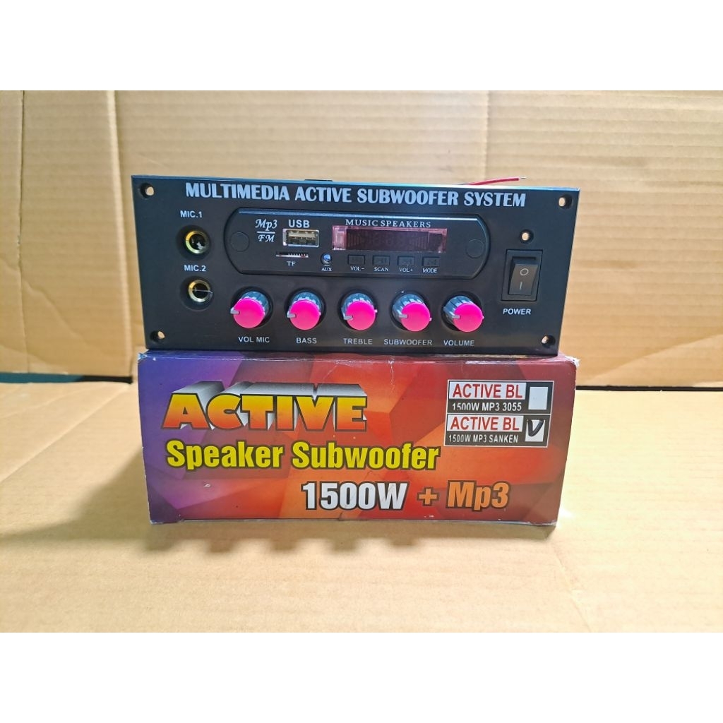Kit Multimedia Active Speaker Stereo 1500W pmpo With MP3 * Promo *