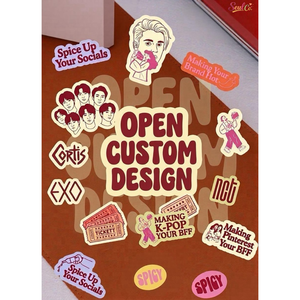 Sticker Custom design | Sticker Aesthetic / Sticker Tumblr