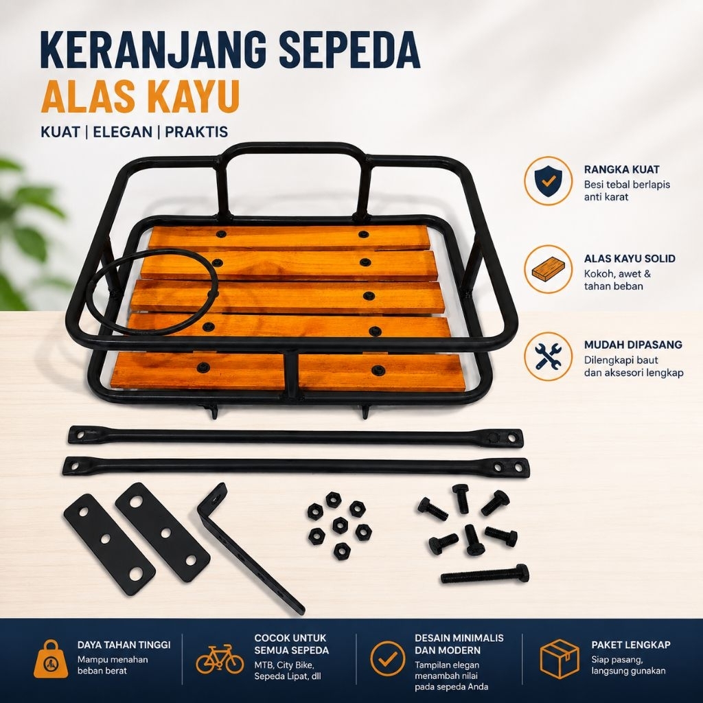 Keranjang sepeda mtb federal fixie lipat keranjang depan sepeda