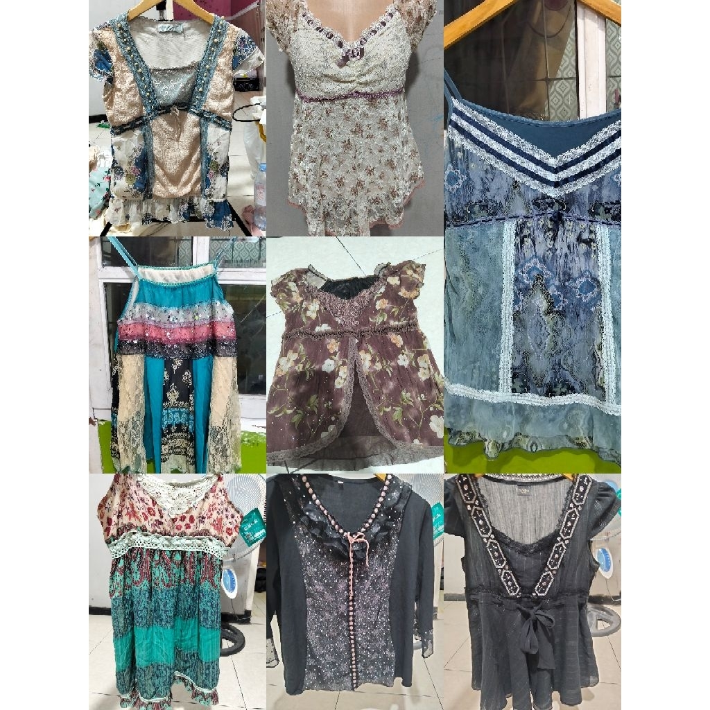 atasan vintage cantik