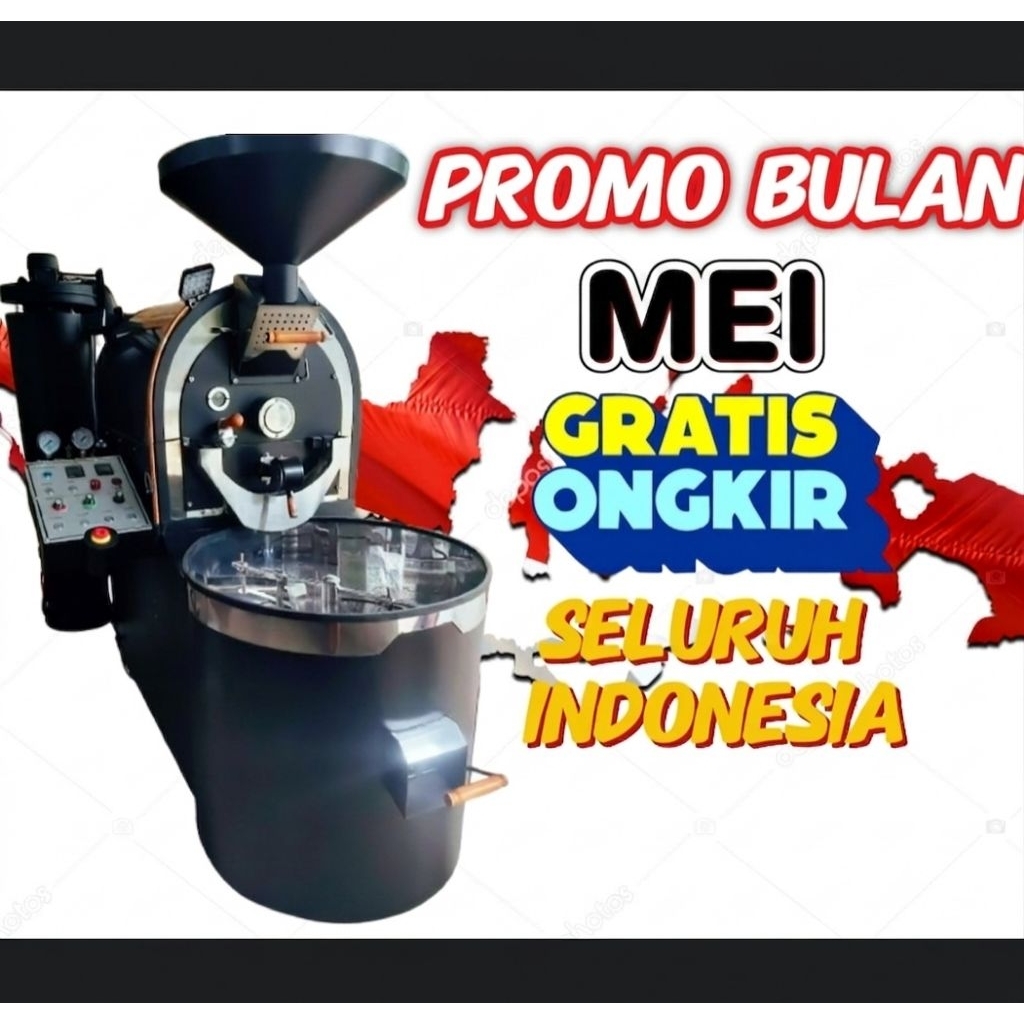 mesin roaster roasting kopi kapasitas 8-10 kg full spek artisan promo gratis ongkir seluruh Indonesi