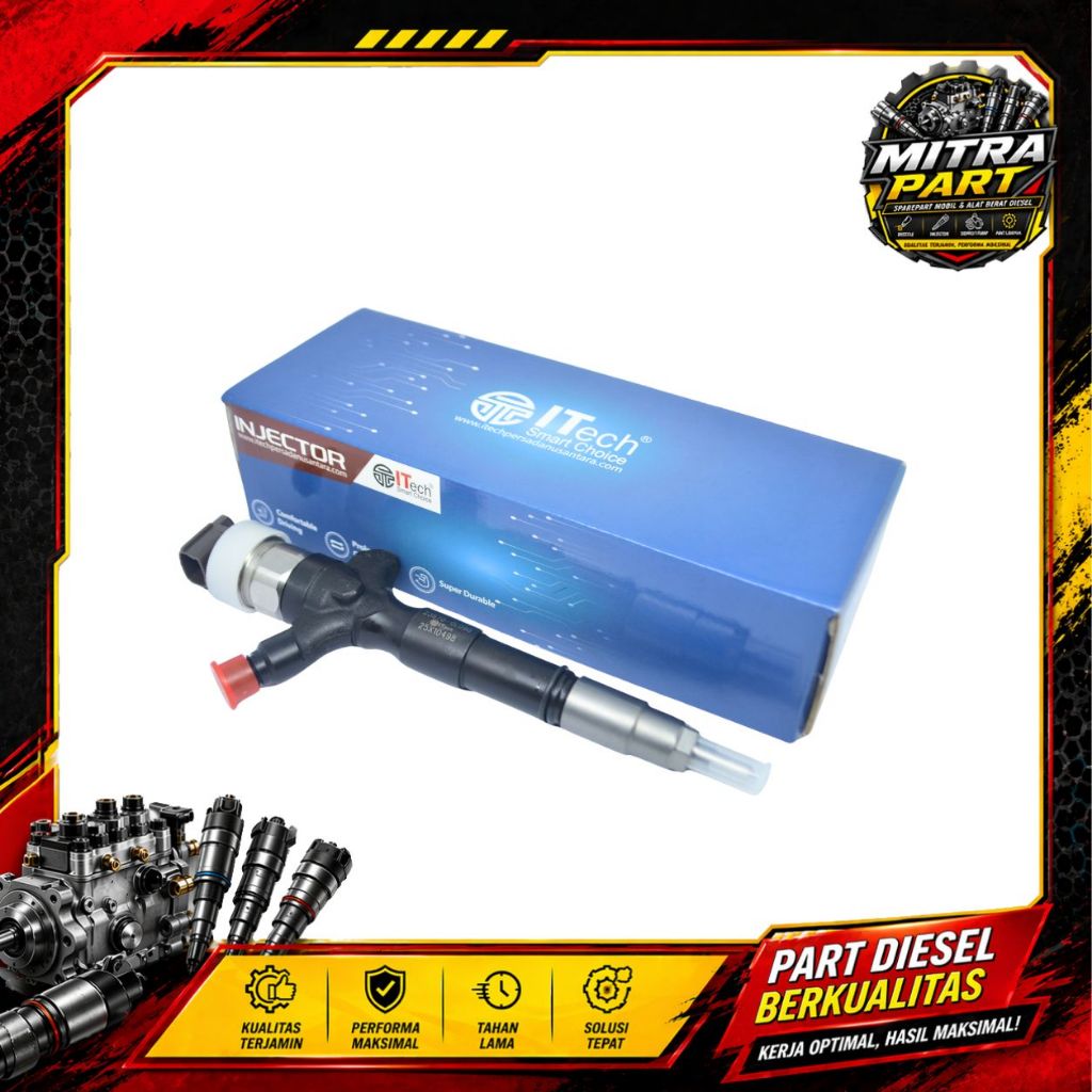0L090 Injector Common Rail Denso ITech Toyota Hilux Fortuner Innova Kijang 2KD 1KD 2.5 3.0 Diesel No