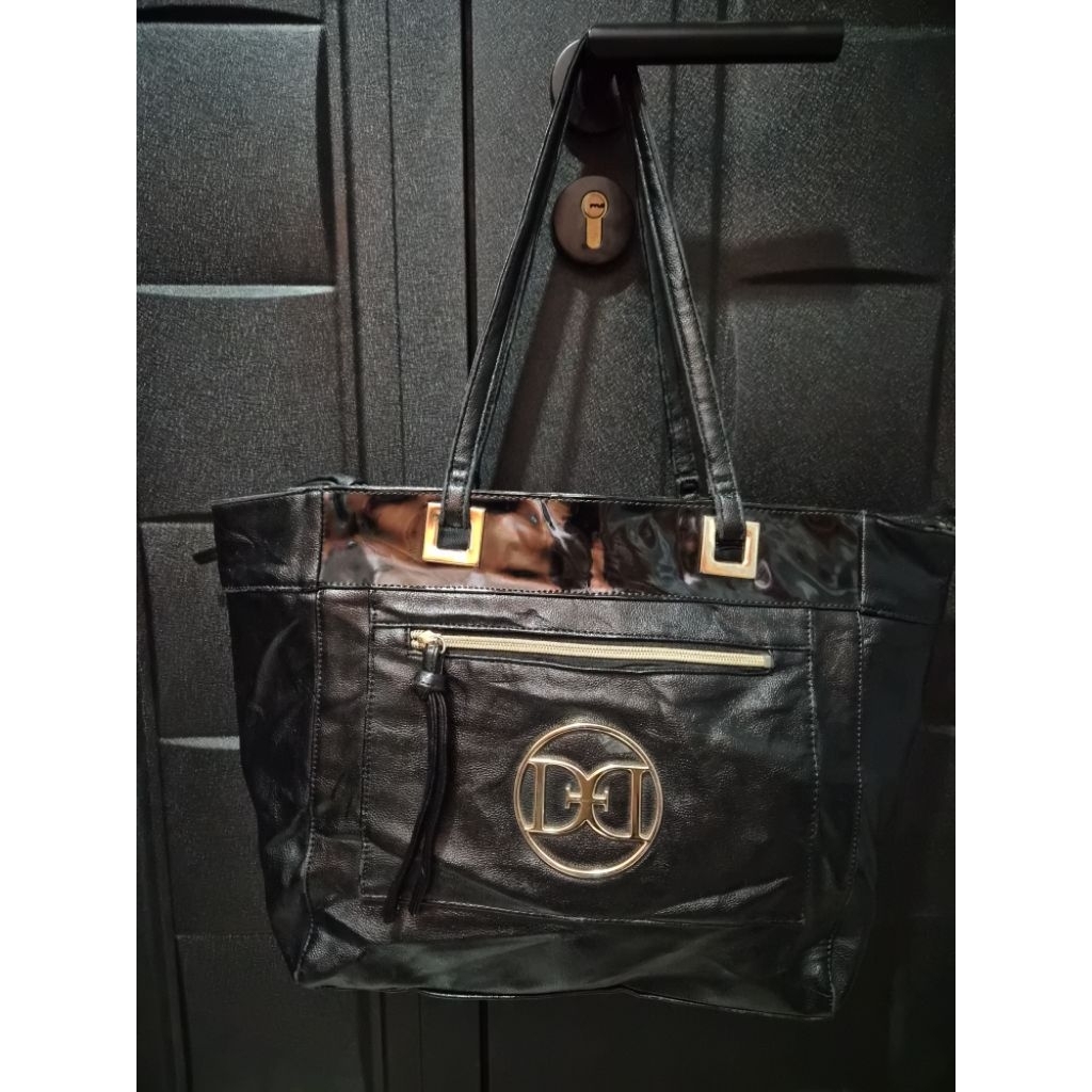 Tas tote kulit mix pvc Dig Deep