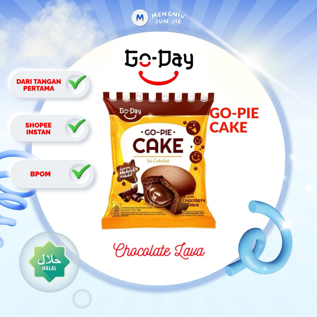 GO DAY Chocolate Lava Cake - 5/10 pcs