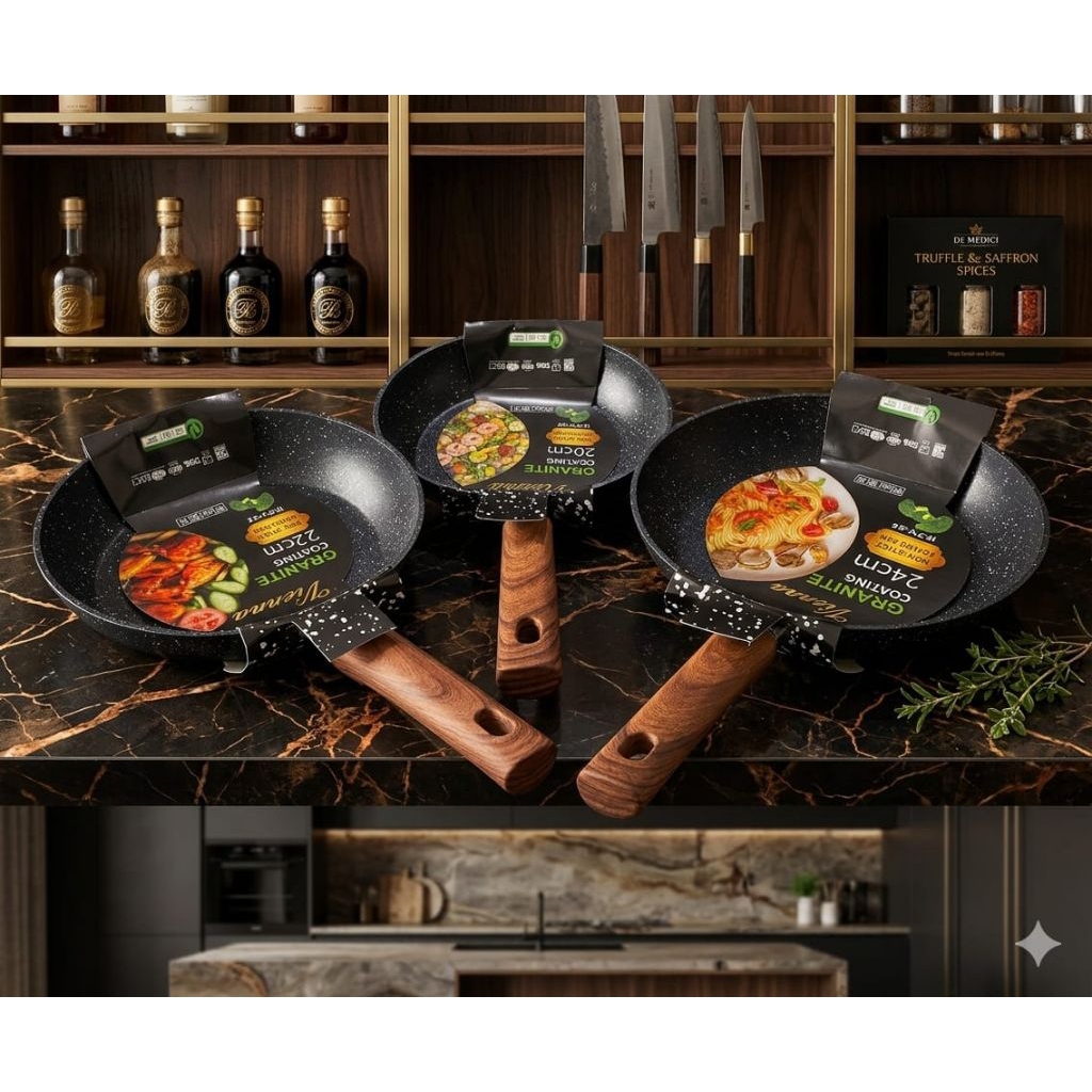 Frypan Granit anti lengket
