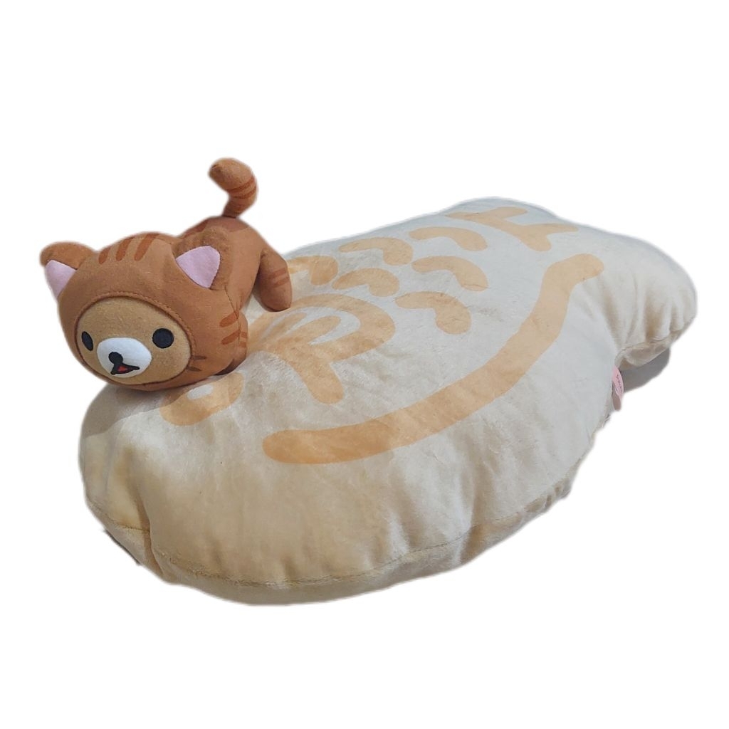 Boneka Bantal Rilakkuma Fish Taiyaki Costume Pillow Plush