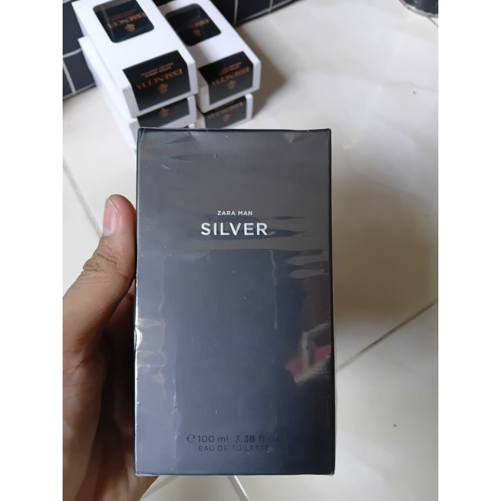 Zara Man Parfume - Parfume Pria Zara Man Silver 100ml Segel Original + Paperbag Zara