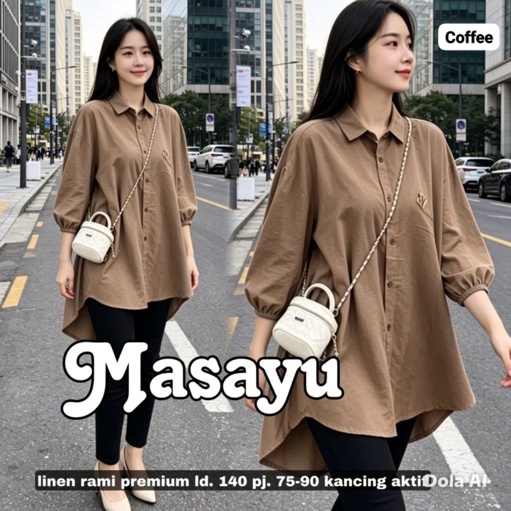 BAJU WANITA JUMBO LD 140 cm MASAYU TUNIK WANITA