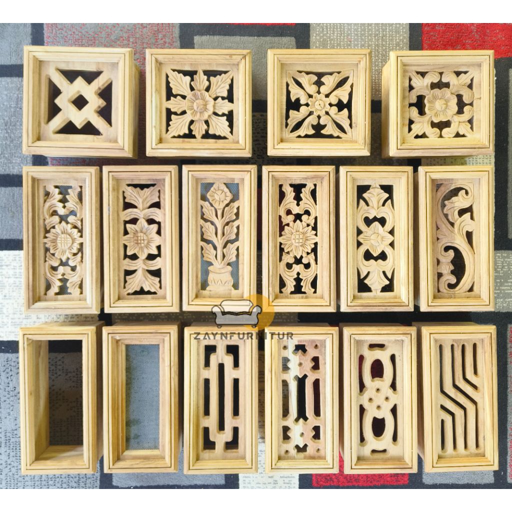 Stock Loster Kayu Jati Ukir Jepara