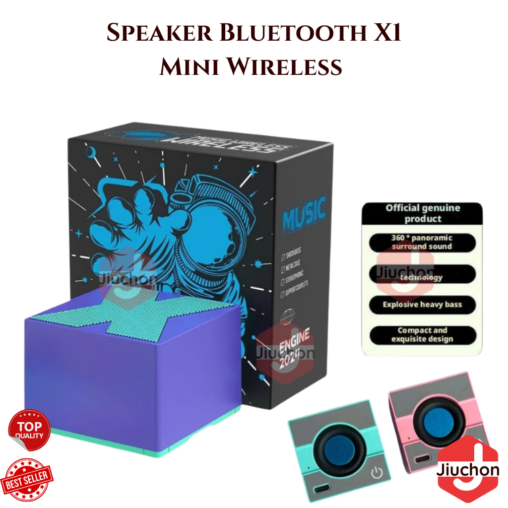 Speaker Bluetooth X1 Mini Wireless Portable Bass Powerful
