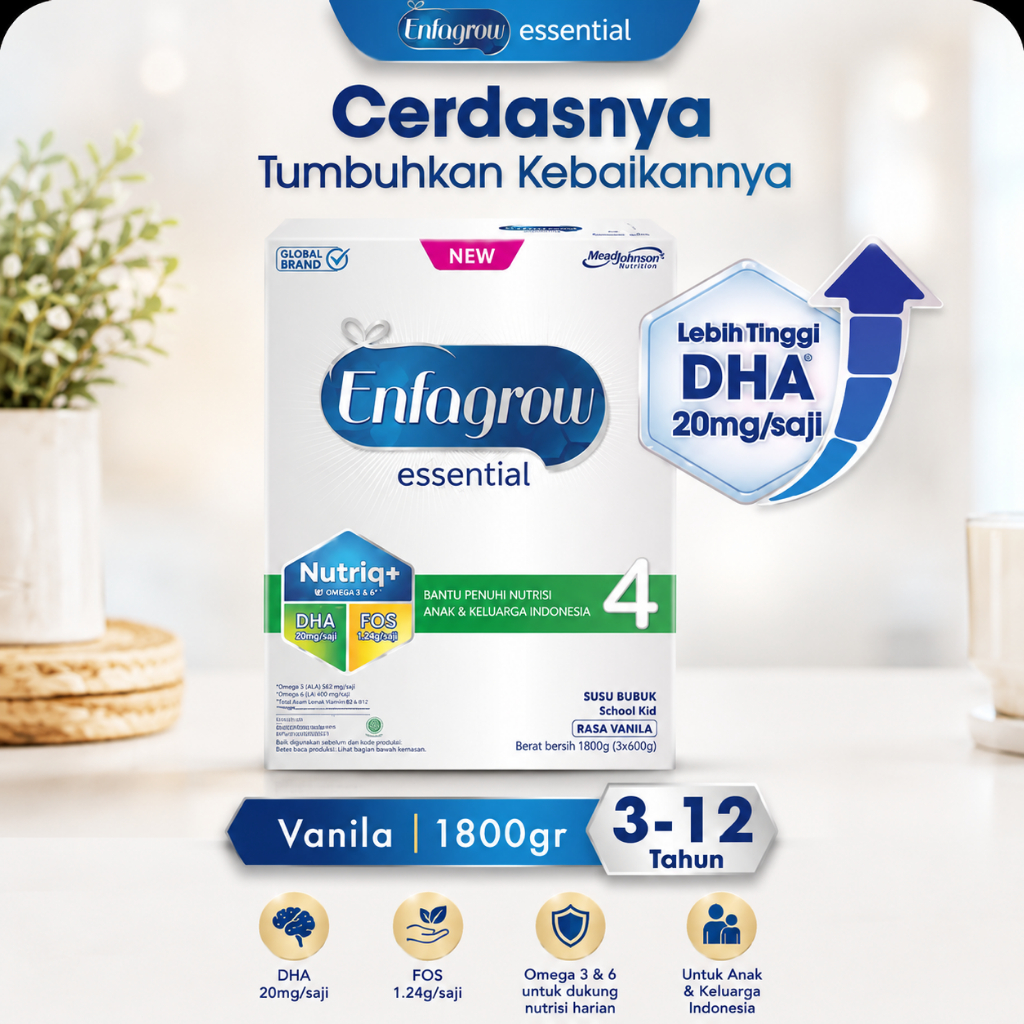 Susu Formula Enfagrow Essential 4 Vanila