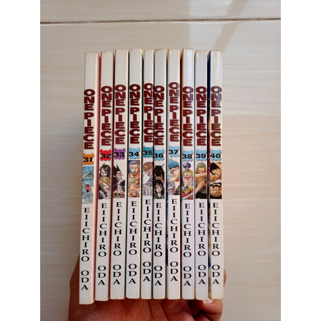 KOMIK SET PAKET ONE PIECE 31 - 40