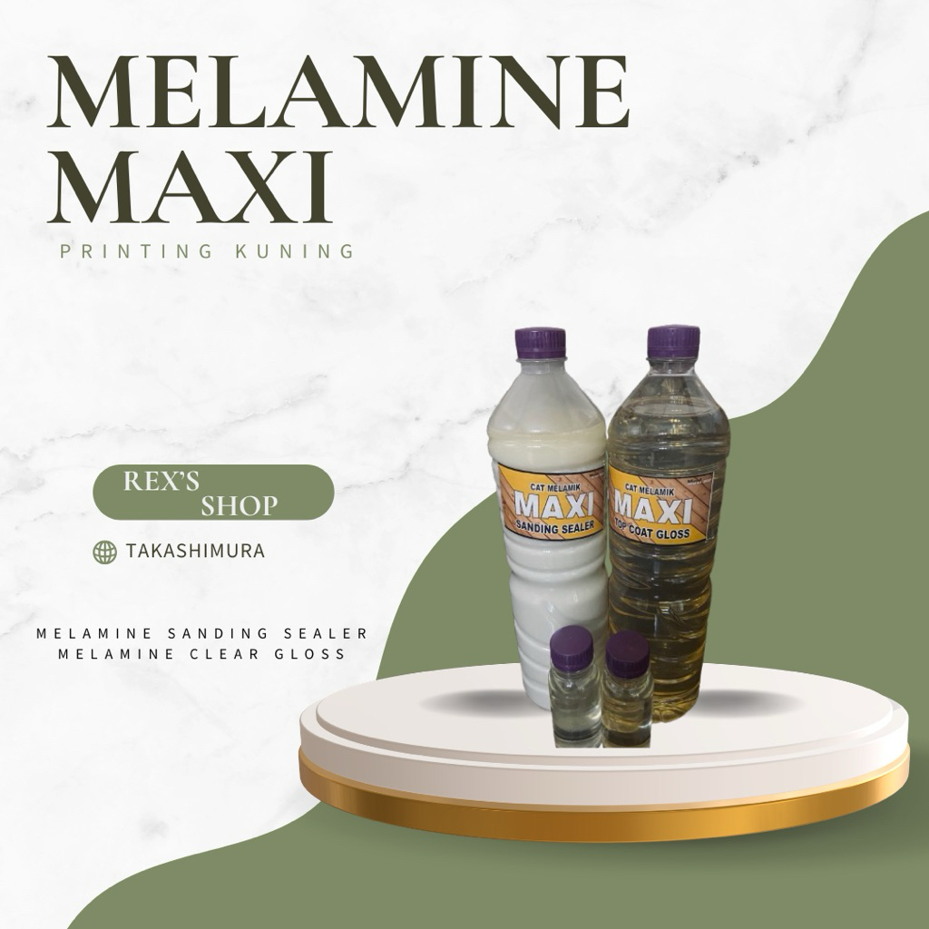 MELAMINE SANDING SEALER / CLEAR GLOSS ISI 1.5L MERK MAXI