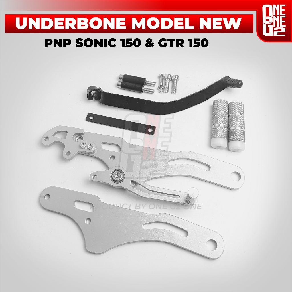 Underbone Sonic Cutting Besi Footstep Underbone PNP Sonic 150 R / GTR 150 R Model New