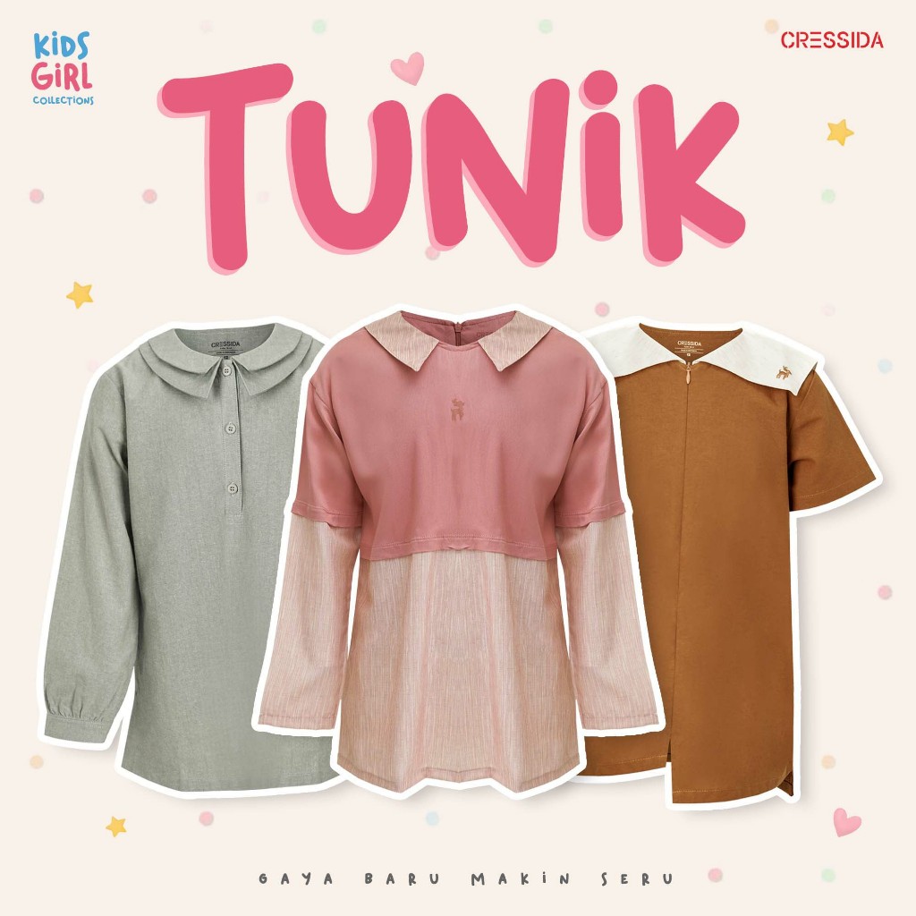 Koleksi Cressida Tunik Kids Girl A