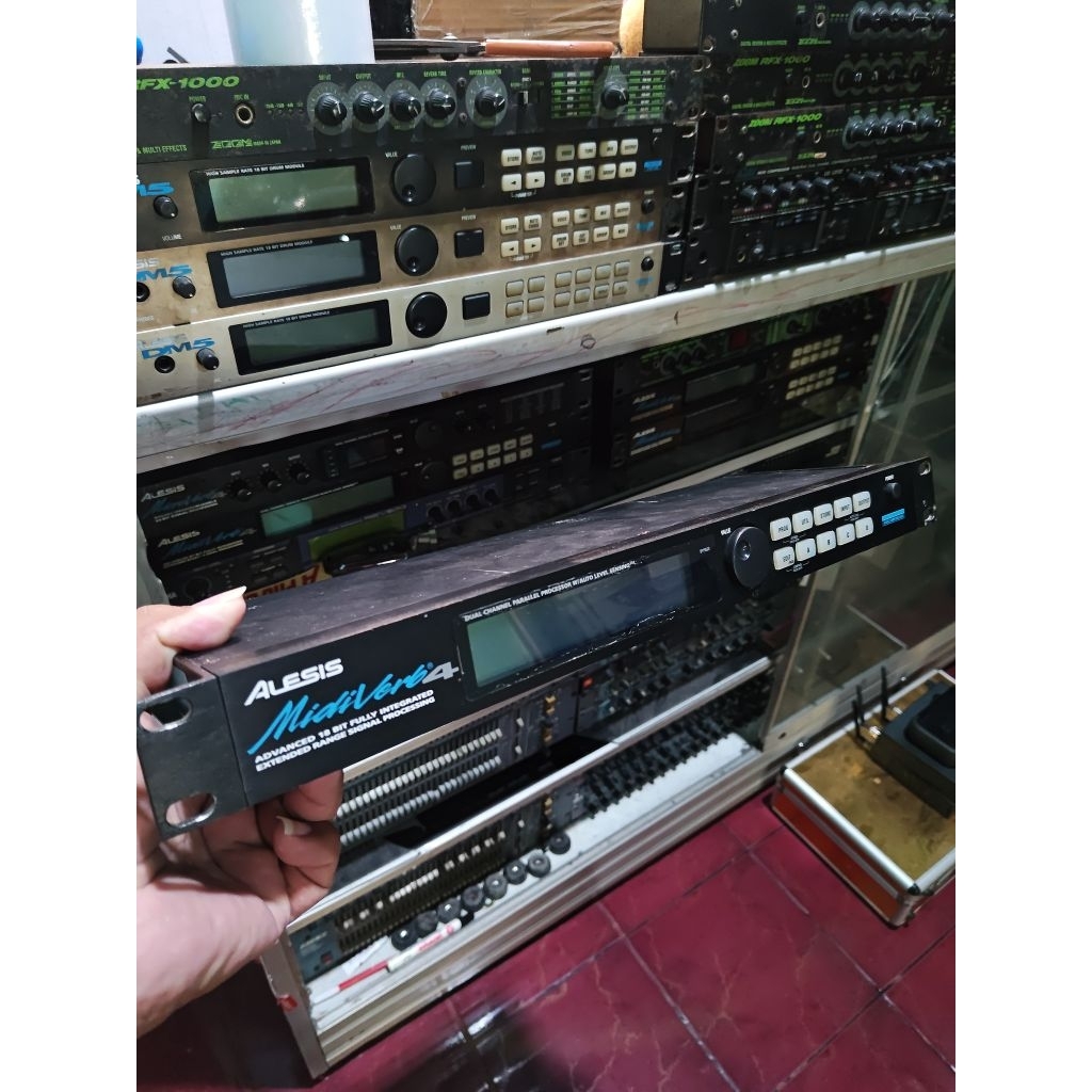 Efek Vocal Alesis Midiverb4 Ori Taiwan 18bit