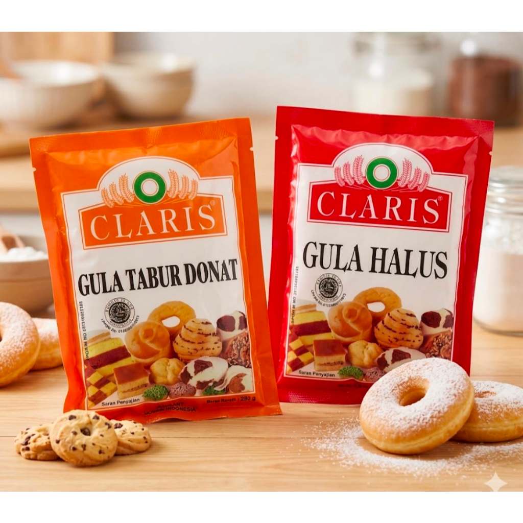 GULA HALUS CLARIS / GULA DONAT CLARIS 250 GRAM