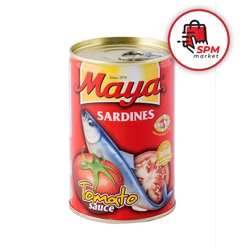 Sarden Maya Besar Makarel Tomato Sauce 425gr (harga grosir murah dus 48 pcs)