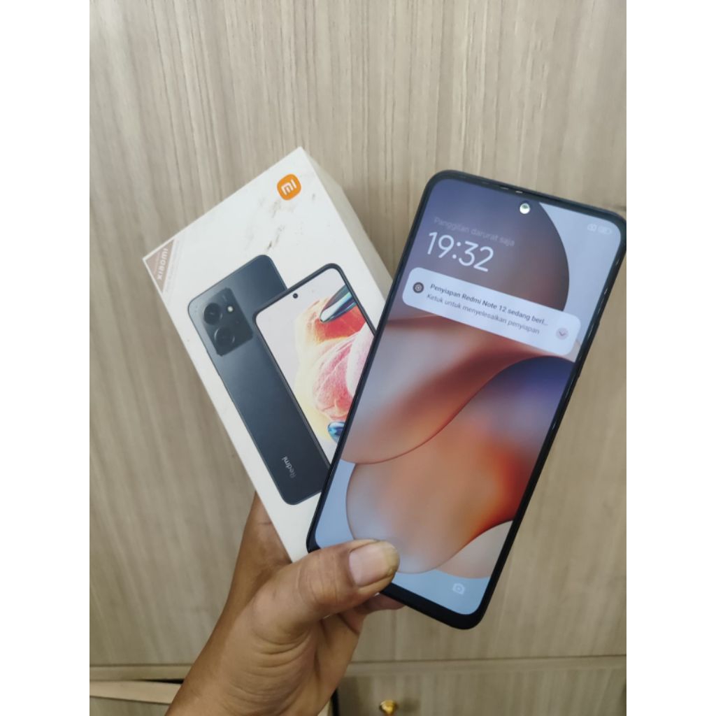 Redmi note 12 4G ram 8/128 HP dus siap pakai