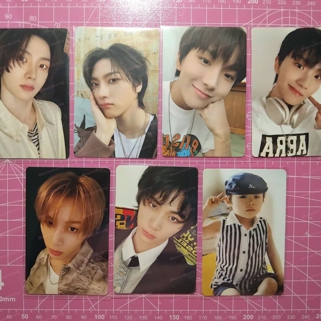 PHOTOCARD SUNGHO TAESAN WOONHAK BOYNEXTDOOR