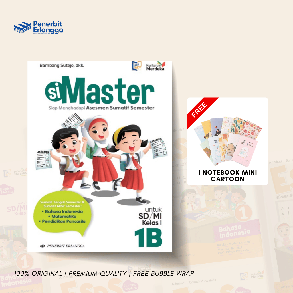ERLANGGA - BUKU SIMASTER UNTUK SD/MI JL.1B/KM