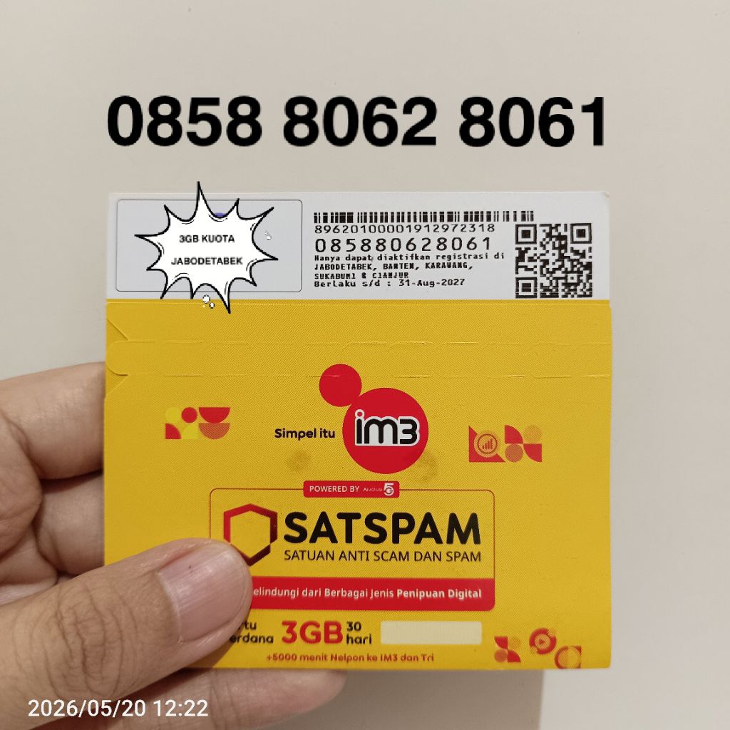 NOMOR CANTIK INDOSAT perdana kuota Indosat kartu Perdana Indosat