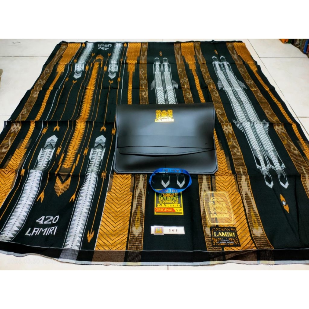 SARUNG LAMIRI TIPE SGF FULL BENANG DOBLE 420 SUTRA SUPER ISTIMEWA