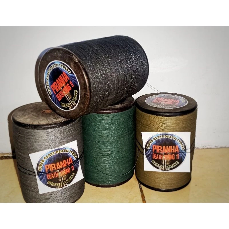 Gelasan Matot putih piranha size 021/022 mati total 6000 yard