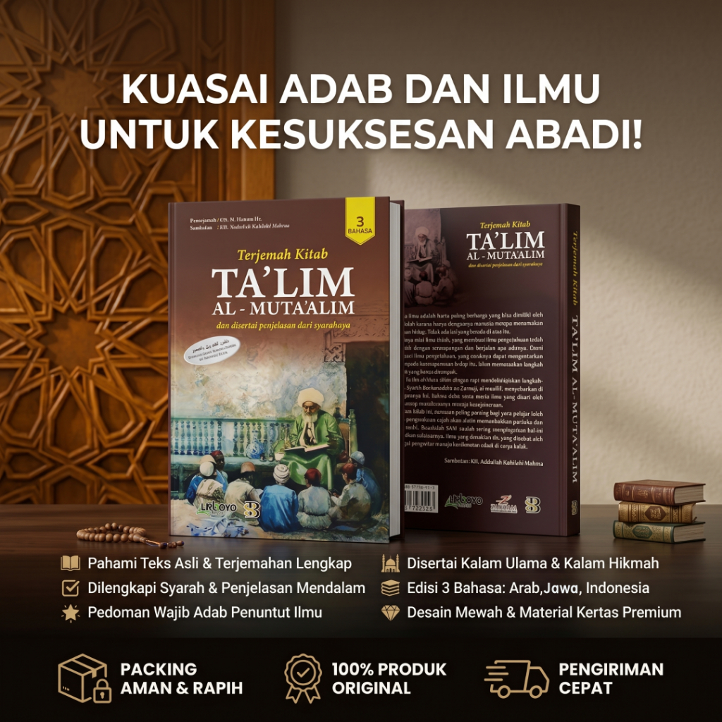 Terjemah Ta'lim Muta'alim 3 Bahasa |  Ta'lim Muta'alim | Kitab makna | lirboyo press