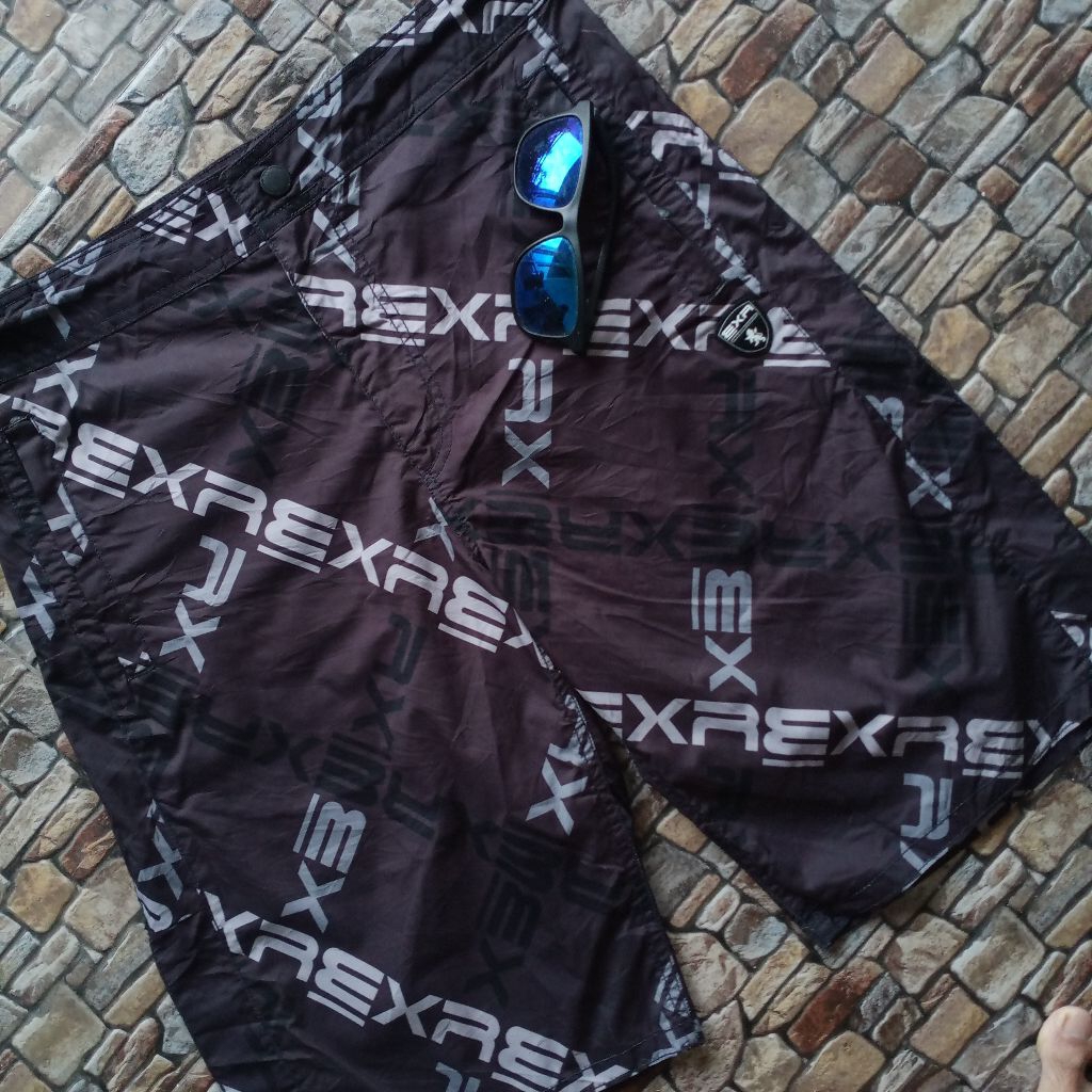 Celana EXR preloved original full print EXR logo size 34